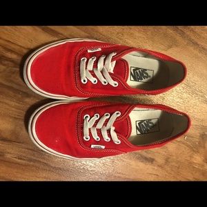Vans Authentic Red